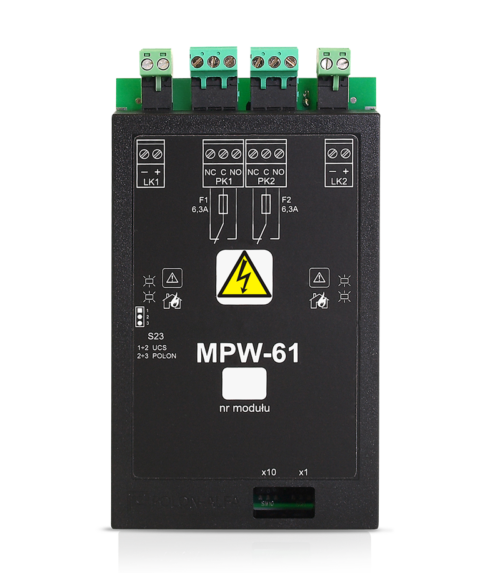 Moduł wyjść przekaźnikowych 230 V MPW-61