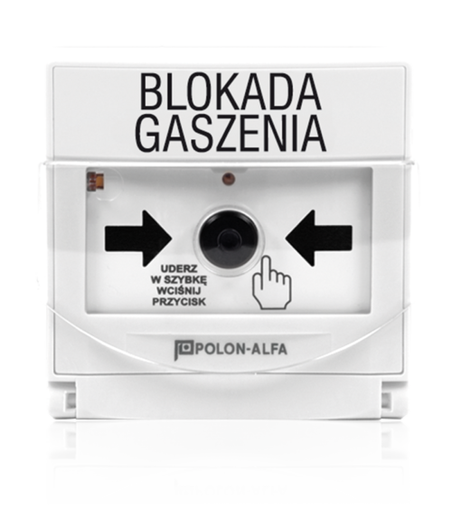 Przycisk przerwania procedury gaszenia PB-61