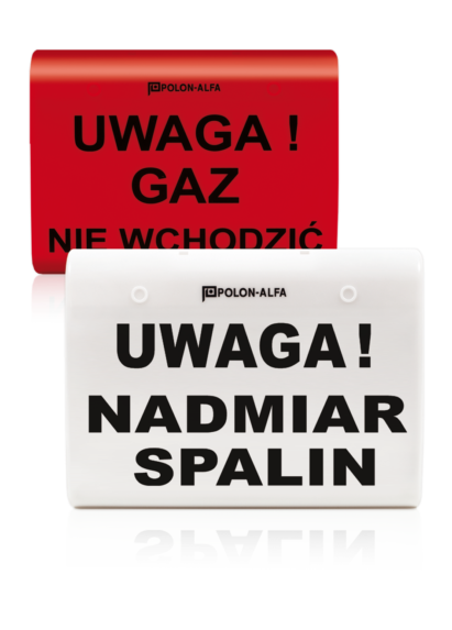 Sygnalizatory informacyjne SG-1 i SG-2 do optycznej i akustycznej sygnalizacji stanów alarmowych