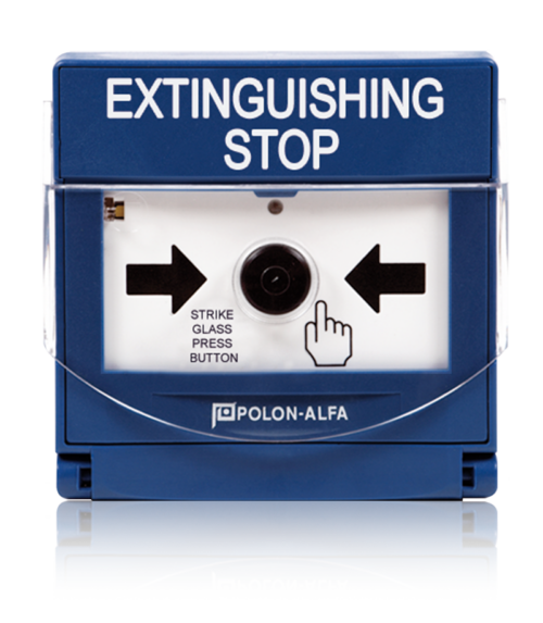 po-61 buttton for manually inicializing smoke ventilation